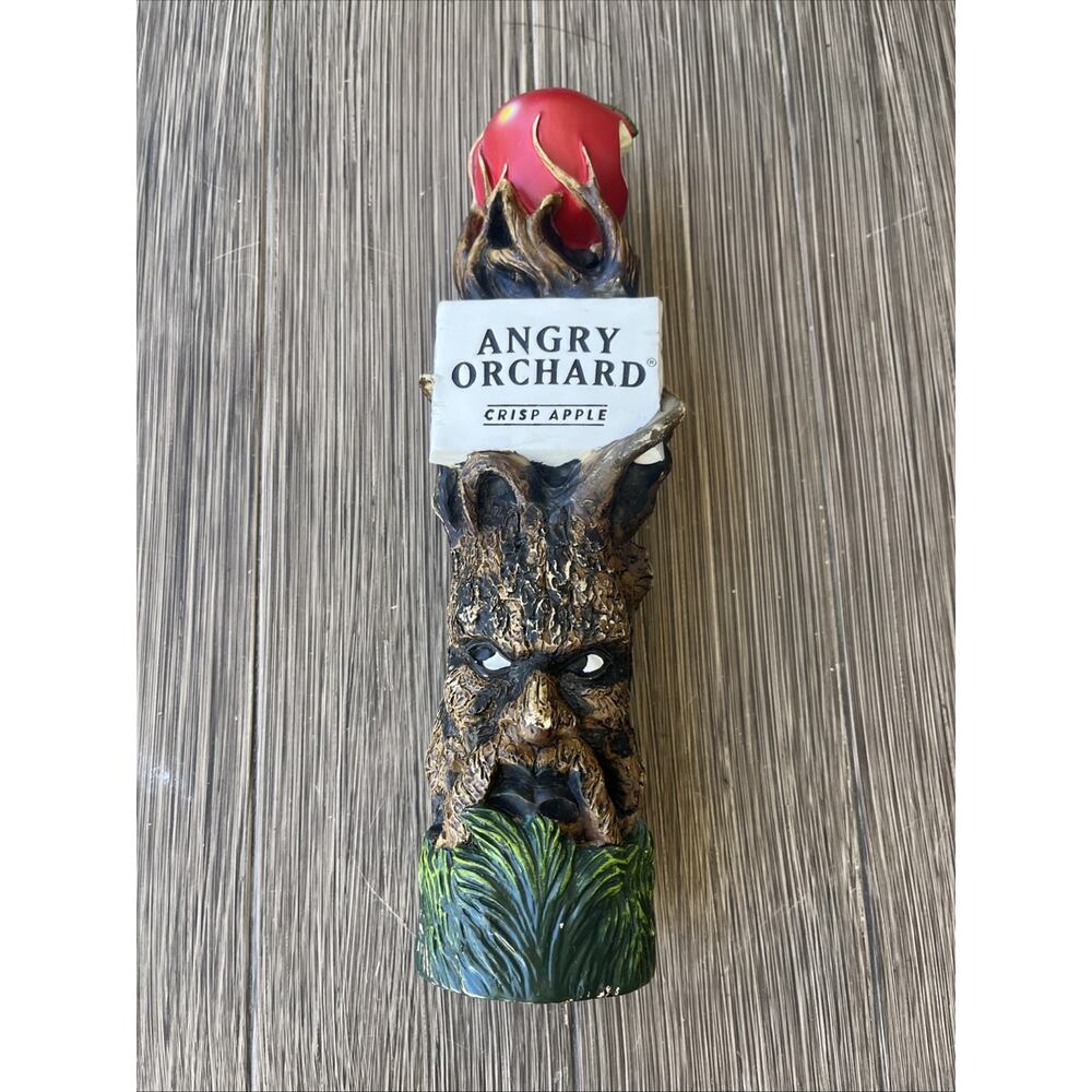 Angry Orchard Crisp Apple Hard Cider Figural Tree Beer Tap Handle Knob